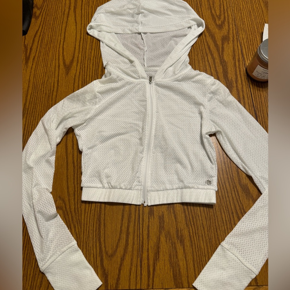 Buffbunny Collection Spice Crop Jacket White Size XS